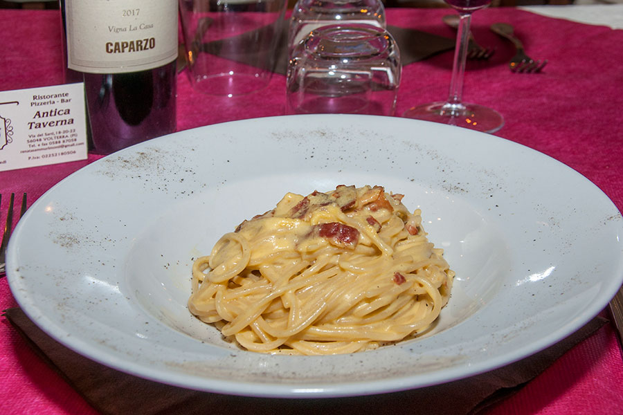 Ristorante Antica Taverna Volterra - il Menù